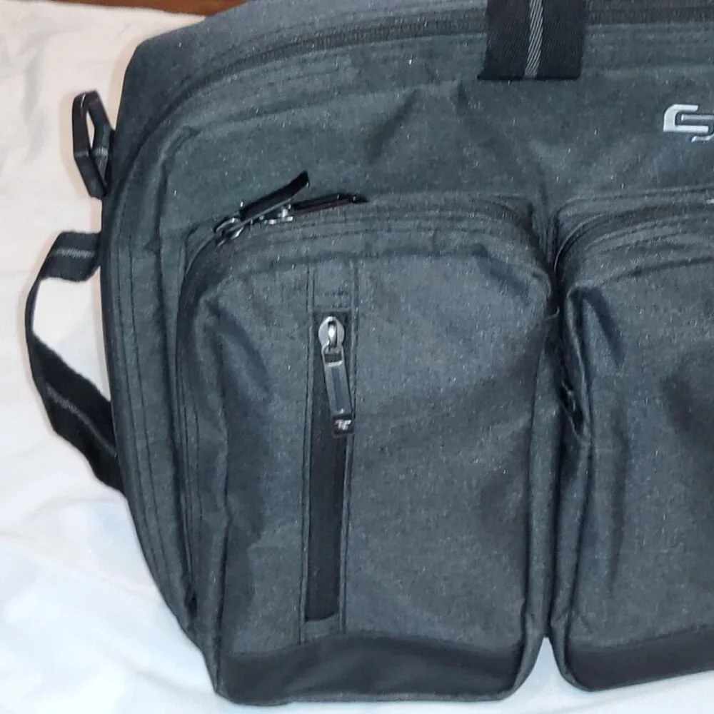Soho New York Duane Hybrid Briefcase Backpack Travel Work  NO CROSSBODY STRAP